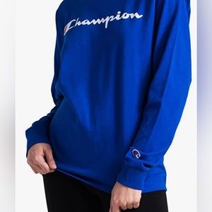 Champions Long Sleeve size Small blue